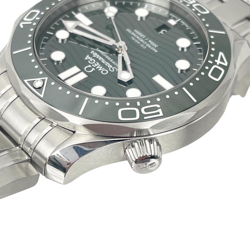 Omega Seamaster Diver 300 Co-Axial Master Chronometer 210.30.42.20.10.001 Green Watch Men's Used - Murphy Johnson Watches Co.