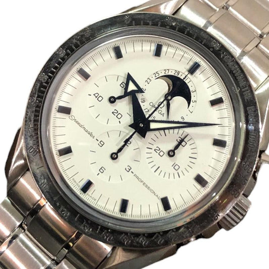 Omega Speedmaster 3575.20 White Watch Men's Used - Murphy Johnson Watches Co.