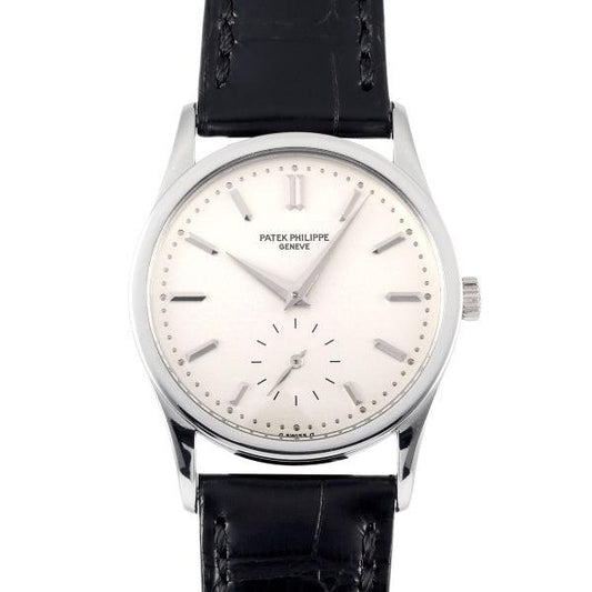 Patek Philippe Calatrava 3796G-001 Silver Dial Used Watch Men's - Murphy Johnson Watches Co.