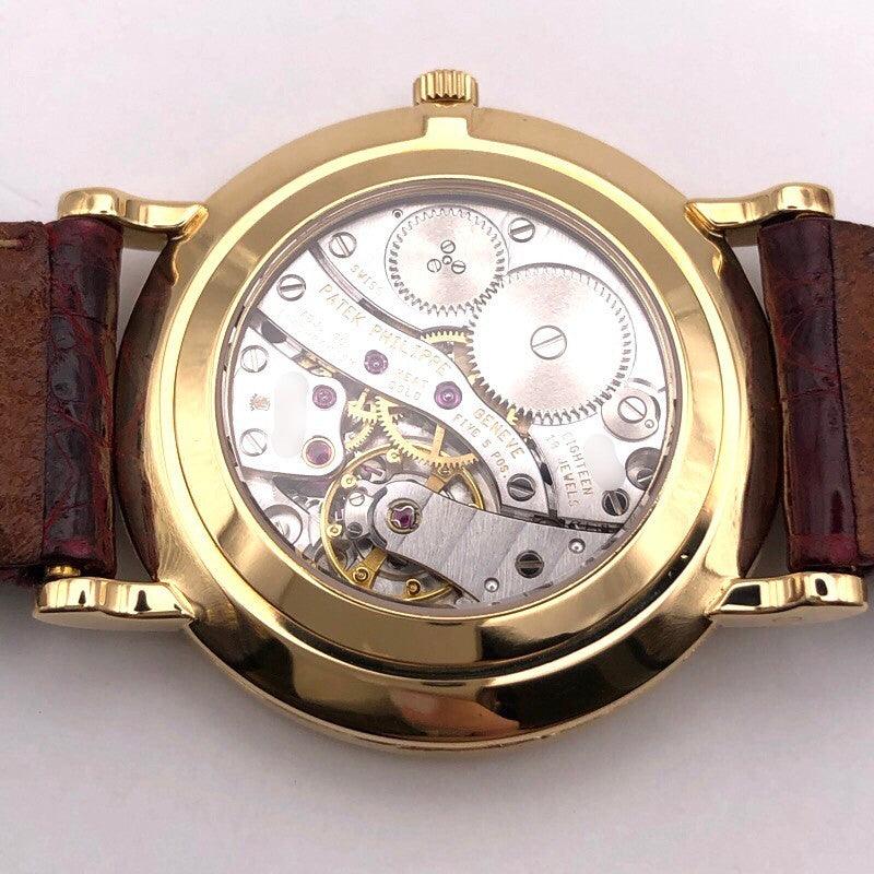 Patek Philippe Calatrava 3919SJ-001 K18YG watch men's used - Murphy Johnson Watches Co.