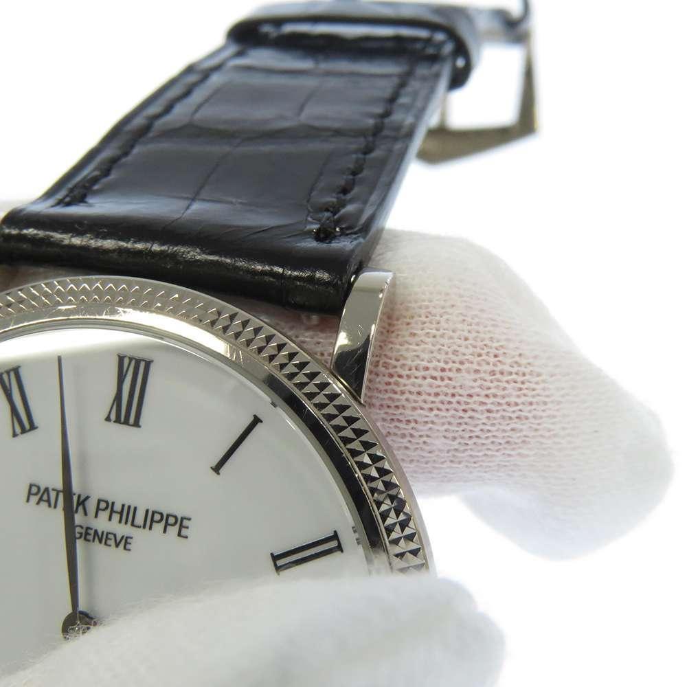 Patek Philippe Calatrava 5119G-001 Watch Men's White Dial - Murphy Johnson Watches Co.