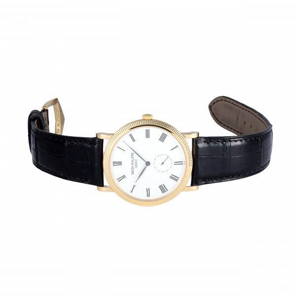 Patek Philippe Calatrava 5119J-001 White Dial Used Watch Men's - Murphy Johnson Watches Co.