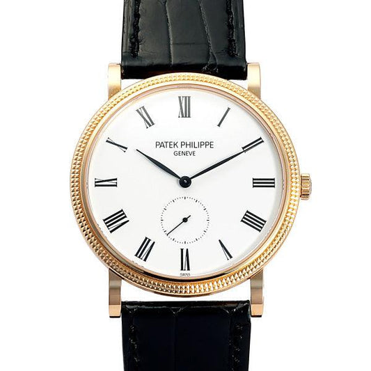 Patek Philippe Calatrava 5119R-001 White Dial Used Watch Men's - Murphy Johnson Watches Co.