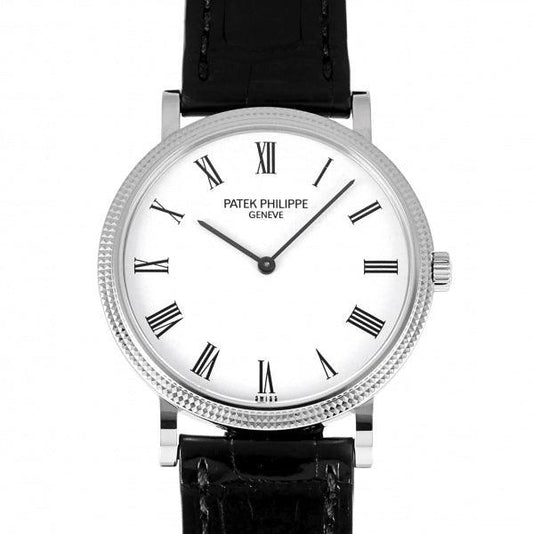 Patek Philippe Calatrava 5120G-001 White Dial Used Watch Men's - Murphy Johnson Watches Co.