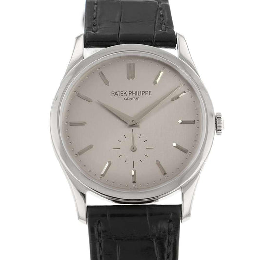 Patek Philippe Calatrava 5196G-001 Watch Silver Dial - Murphy Johnson Watches Co.