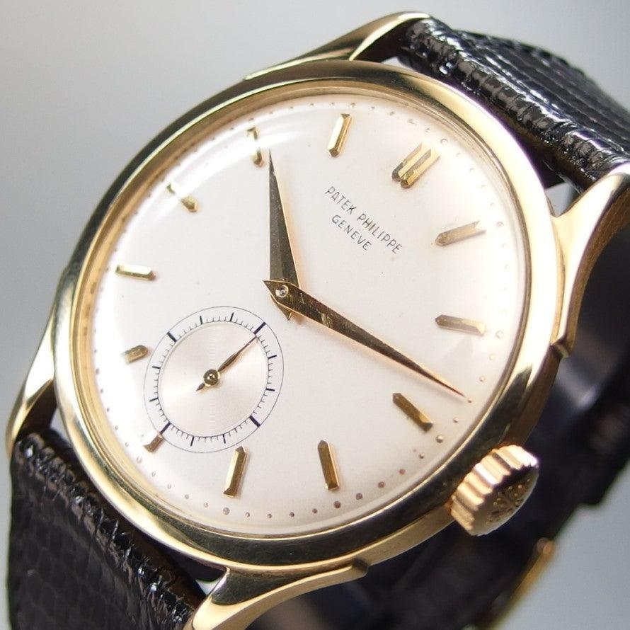 Patek Philippe Calatrava Ref.1589 Manual winding antique men's watch - Murphy Johnson Watches Co.