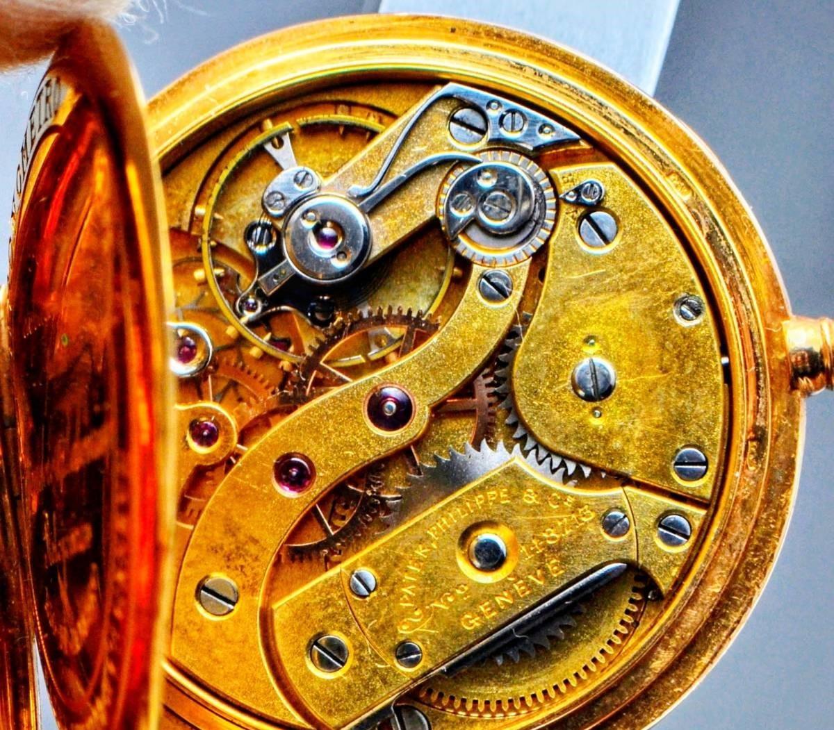 Patek Philippe Pocket Watch 18k Solid Gold 1910s 32.5mm Antique Vintage - Murphy Johnson Watches Co.