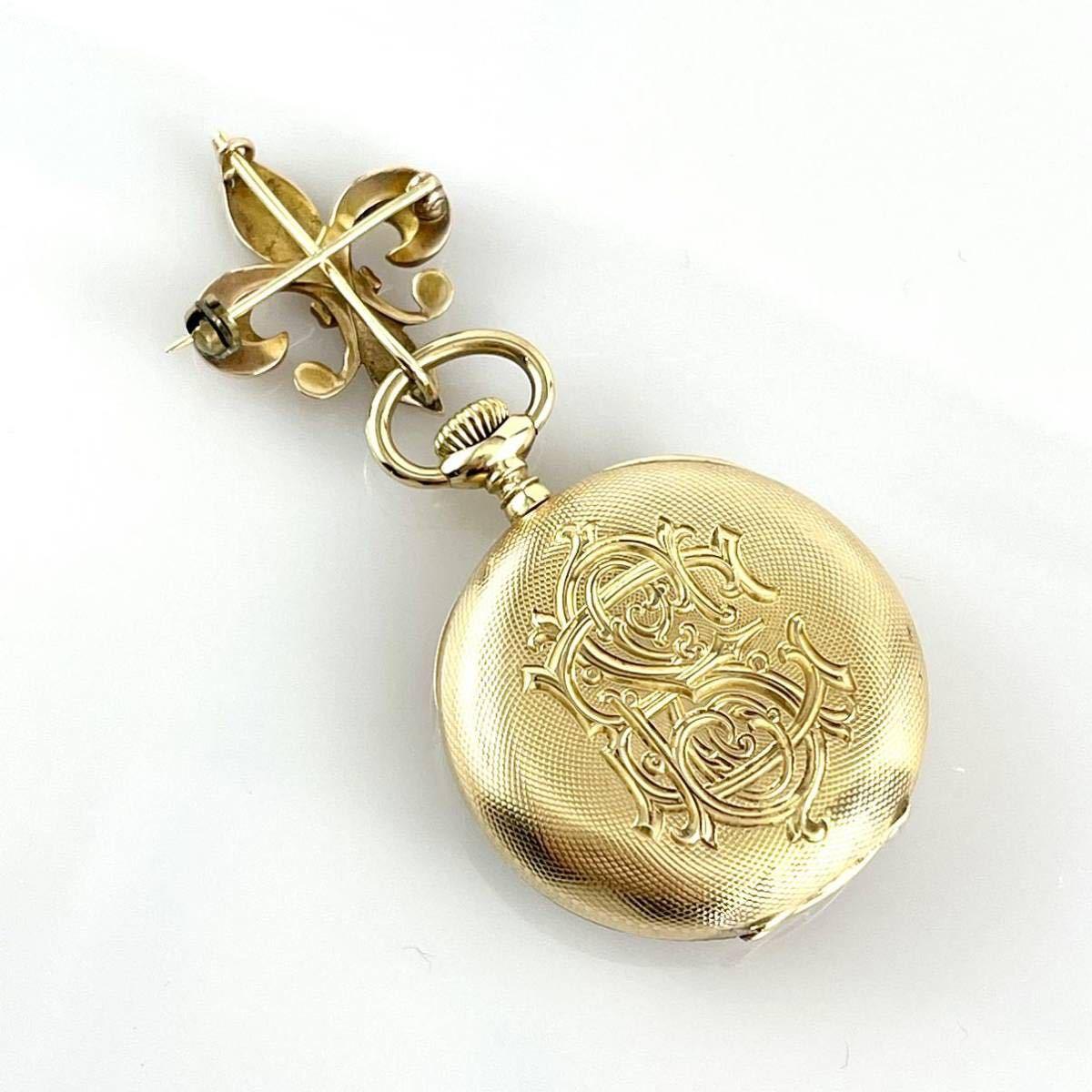 Patek Philippe Pocket Watch Precious 18K Gold Solid Antique 1902 Manual Rare - Murphy Johnson Watches Co.