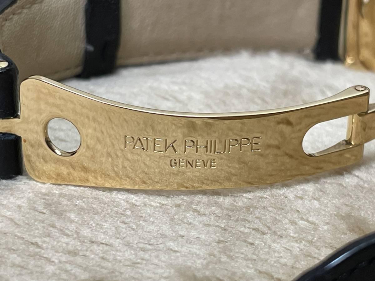 Rare Excellent Condition Patek Philippe Gondolo Ref.5030 in 18K Yellow Gold with Genuine D-Buckle, International Warranty, Original Box, and Booklet Included - Murphy Johnson Watches Co.