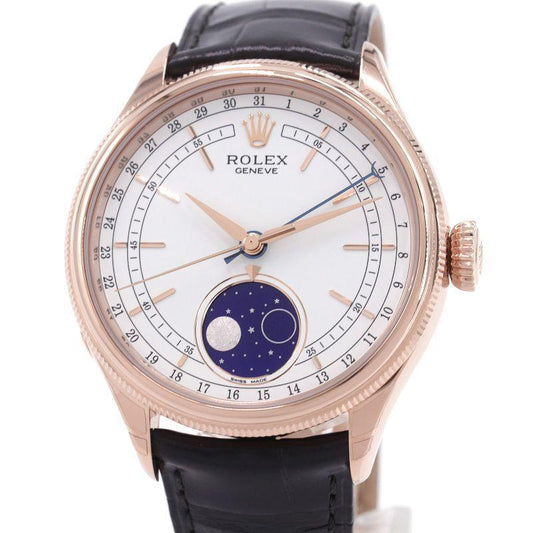 Rolex Cellini Moon Phase 50535 Men's Random Number 2023 New Guarantee K18PG Automatic Watch Used Free Shipping - Murphy Johnson Watches Co.