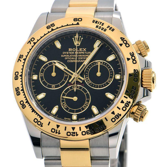 Rolex Cosmograph Daytona 116503 Random Number Men's K18YG/SS Box/New Guarantee Included Black Automatic Watch Used Free Shipping - Murphy Johnson Watches Co.