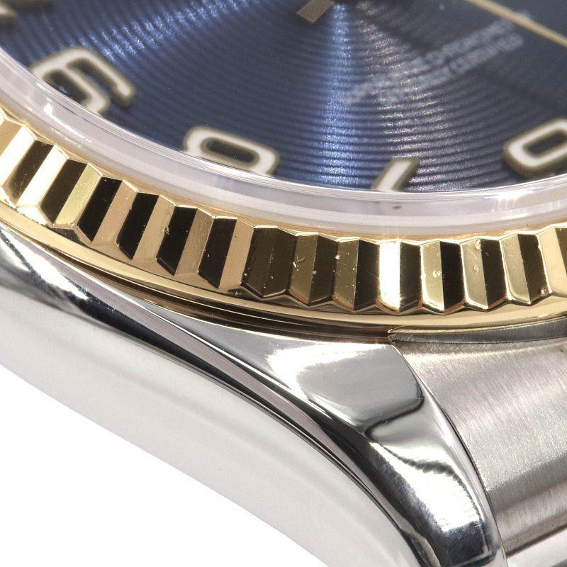 Rolex Datejust 116233 Men's Overhauled/Newly Polished D No. K18YG/SS Blue Dial Automatic Winding Watch Used Free Shipping - Murphy Johnson Watches Co.
