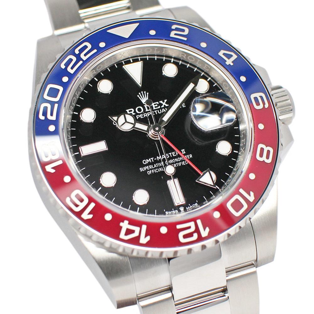 Rolex GMT Master II 126710BLRO Random Black SS Red Blue Automatic Winding Oyster Warranty Included 2023 - Murphy Johnson Watches Co.
