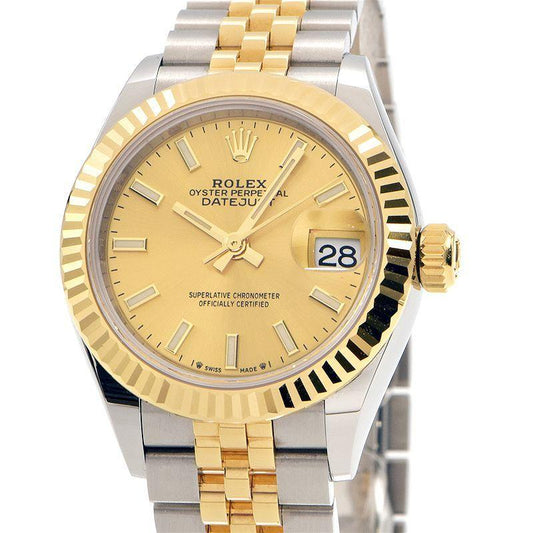 Rolex Ladies Lady Datejust 279173 Random Number K18YG/SS Champagne Gold Automatic Watch Used Free Shipping - Murphy Johnson Watches Co.