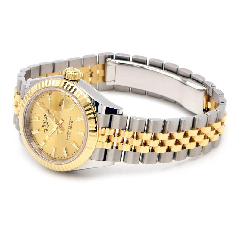 Rolex Ladies Lady Datejust 279173 Random Number K18YG/SS Champagne Gold Automatic Watch Used Free Shipping - Murphy Johnson Watches Co.