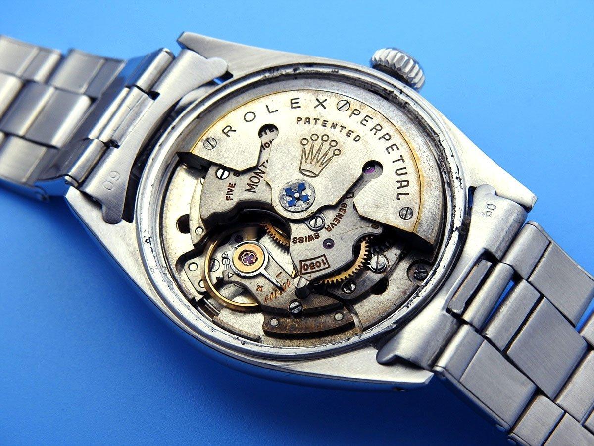 Rolex Oyster Perpetual Date Ref. 6534 Steel Explorer Dial Men's automatic winding (Good condition, overhauled) / 34mm - Murphy Johnson Watches Co.