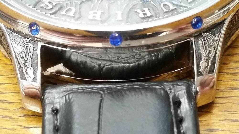 Rolex Pocket Watch Custom Watch Silver Skull 1918 - Murphy Johnson Watches Co.
