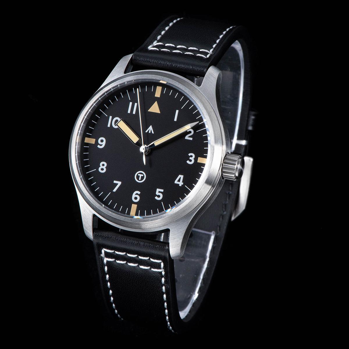 Seagull pilot automatic mechanical men's watch luminous business waterproof 24 gem star seagull dream men's watch - Murphy Johnson Watches Co.