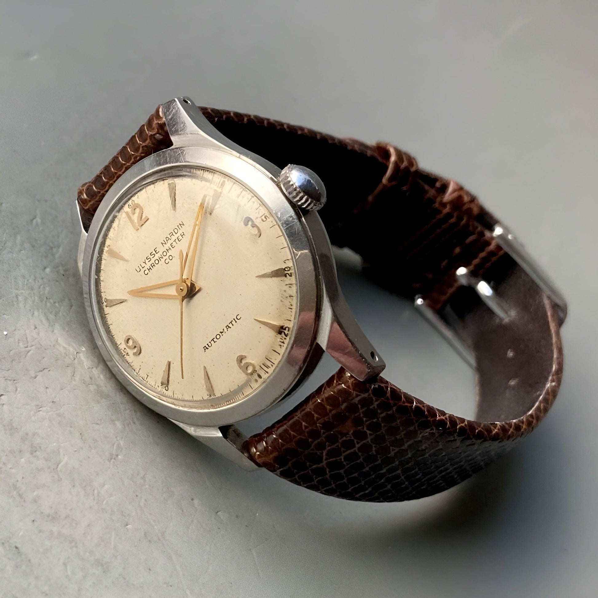 Ulysse Nardin Watch Antique Automatic Men's 30mm Vintage Watch Men Women Ladies - Murphy Johnson Watches Co.