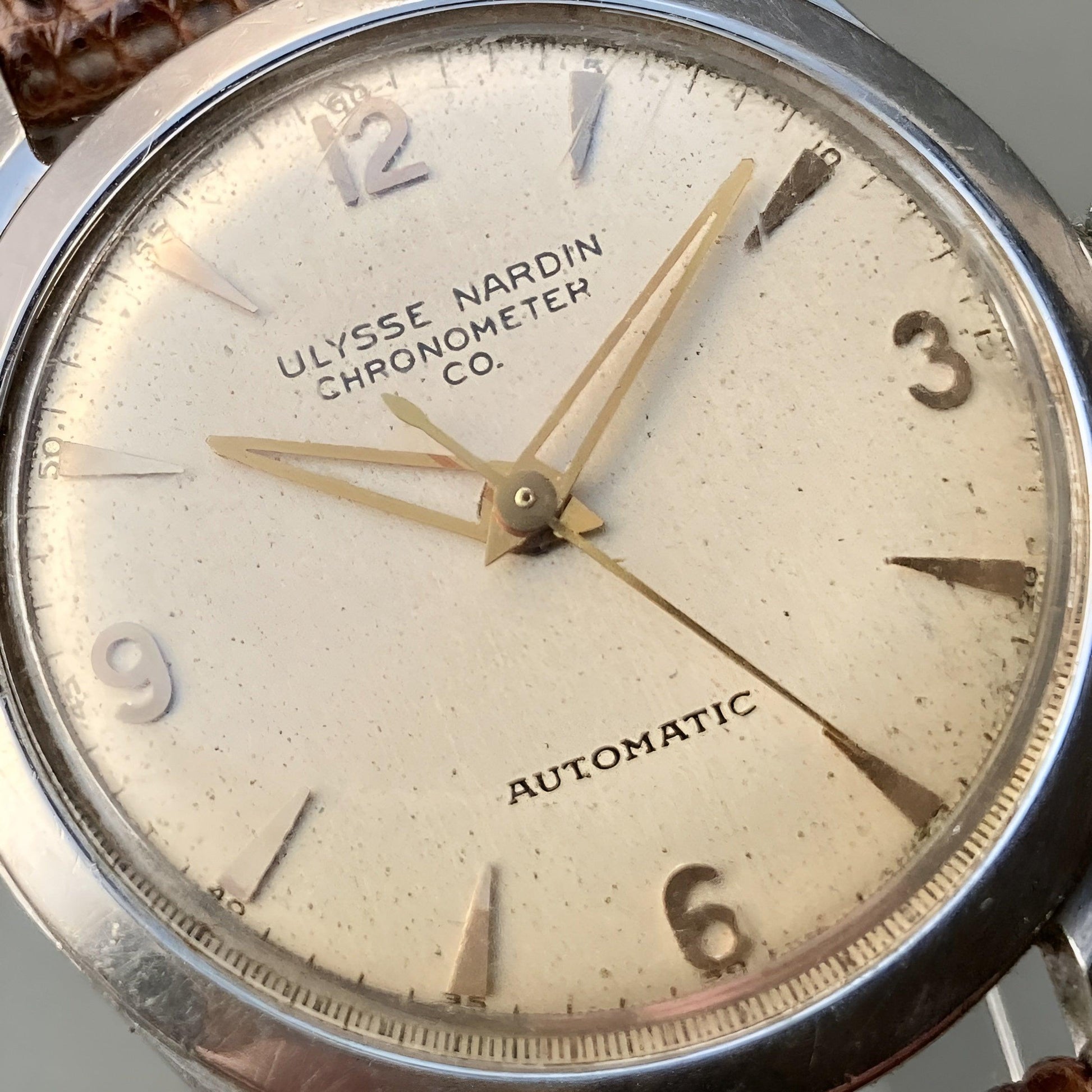 Ulysse Nardin Watch Antique Automatic Men's 30mm Vintage Watch Men Women Ladies - Murphy Johnson Watches Co.
